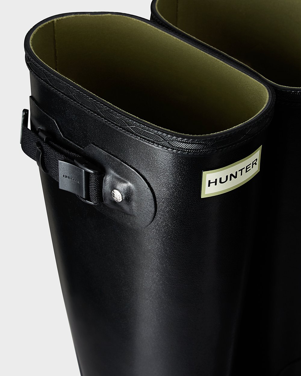 Hunter Norris Field Tall Rain Boots - Shop Online Mens Black - EPKILJ931